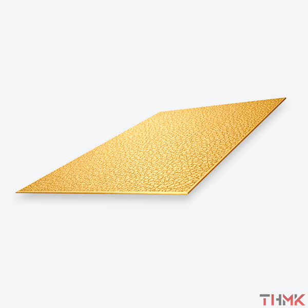 Лист нержавеющий 0,5х1219х2438 мм шлифованная под золото 08Х18Н10 текстурированный